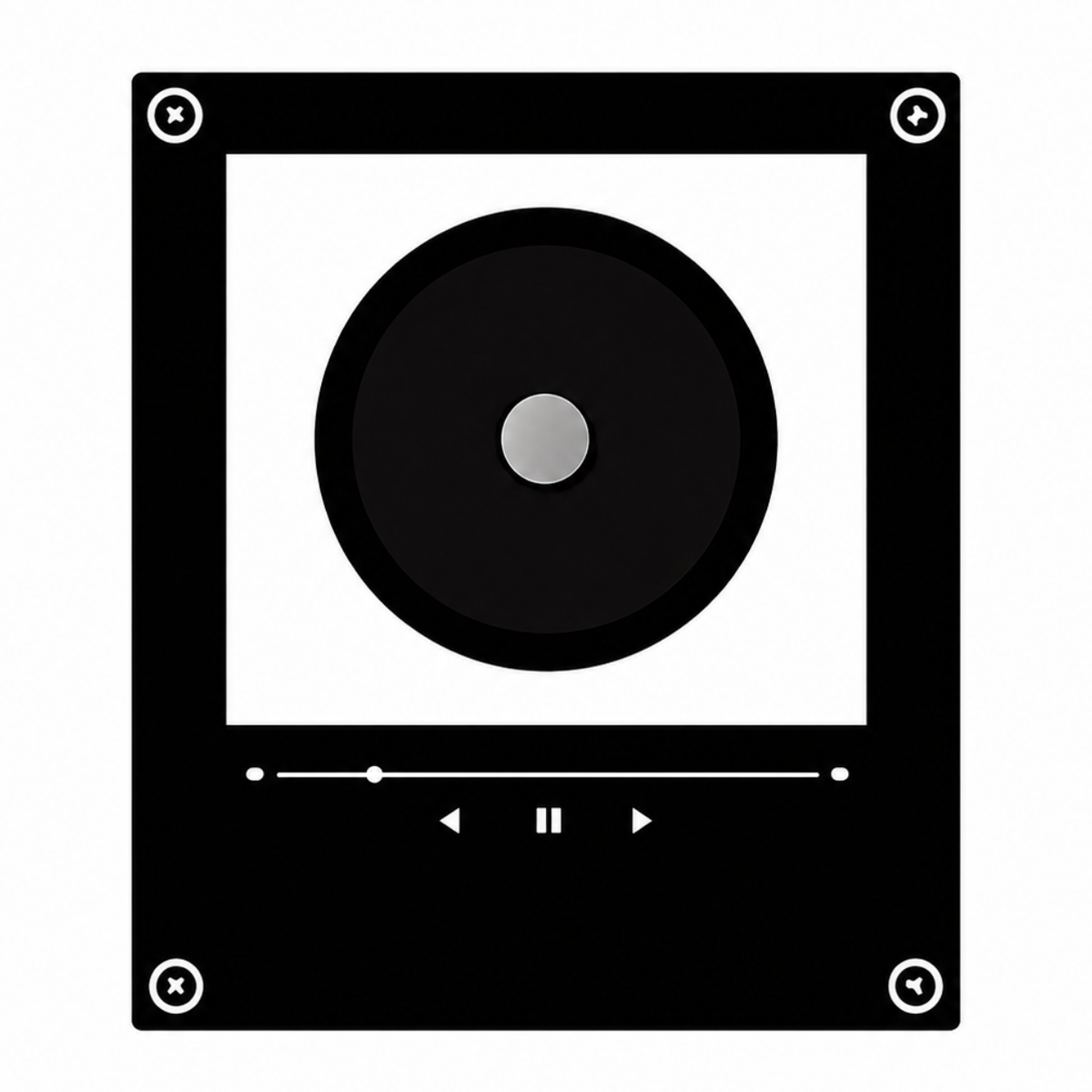 Musikplayer Magnet - Ohne Drehfunktion