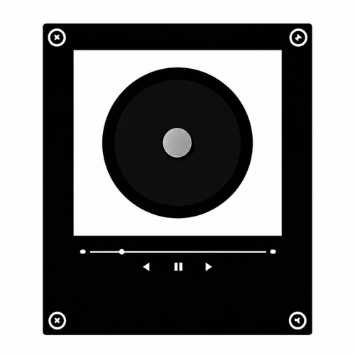 Musikplayer Magnet - Ohne Drehfunktion