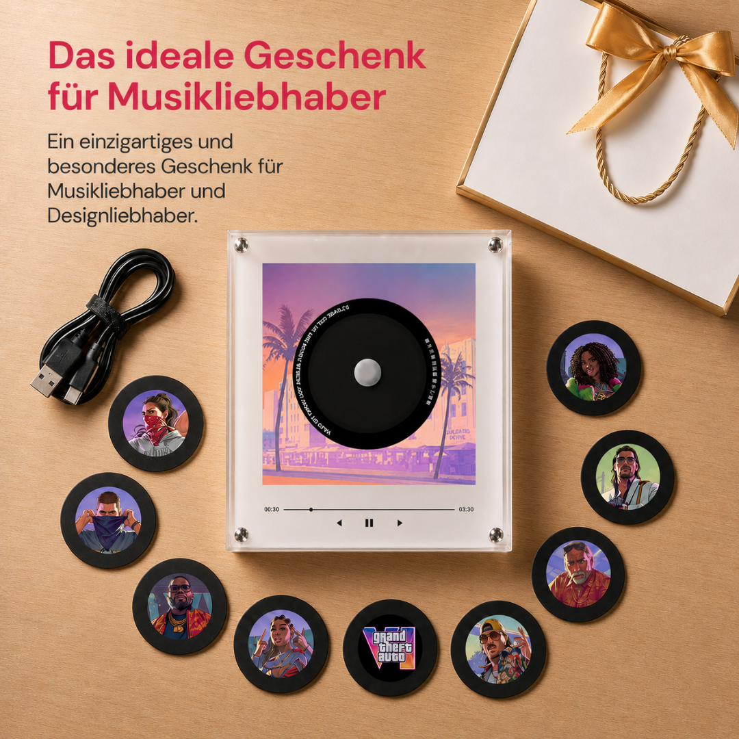 Musikplayer Magnet GTA - Mit Drehfunktion